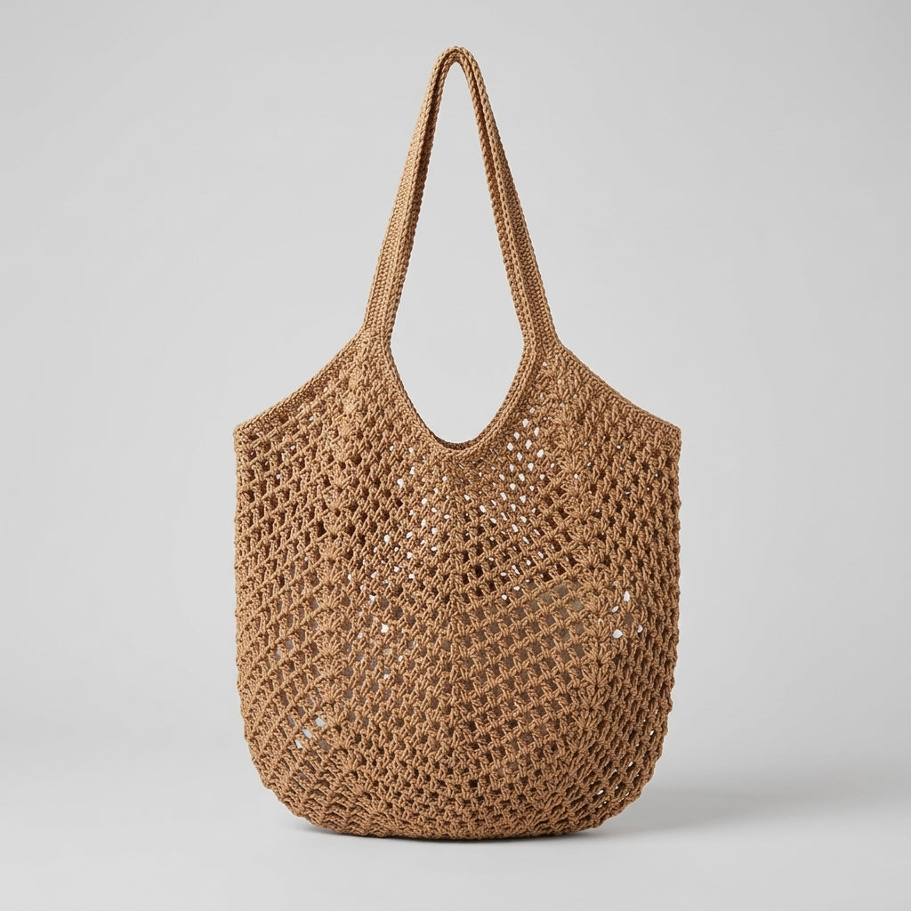 Sac de Plage Bandoulière En Paille
