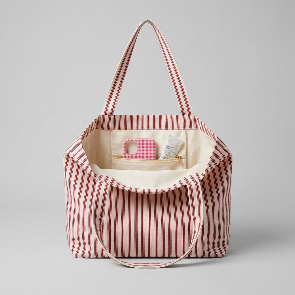 Sac de Voyage Rayure Pour Femme
