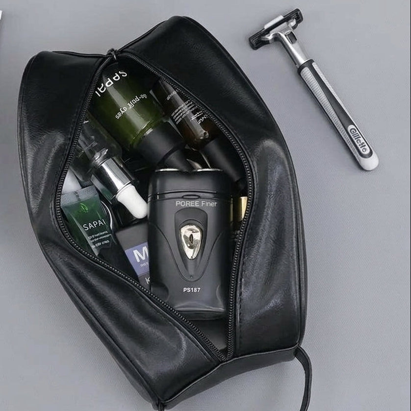 Trousse de toilette Cuire Homme