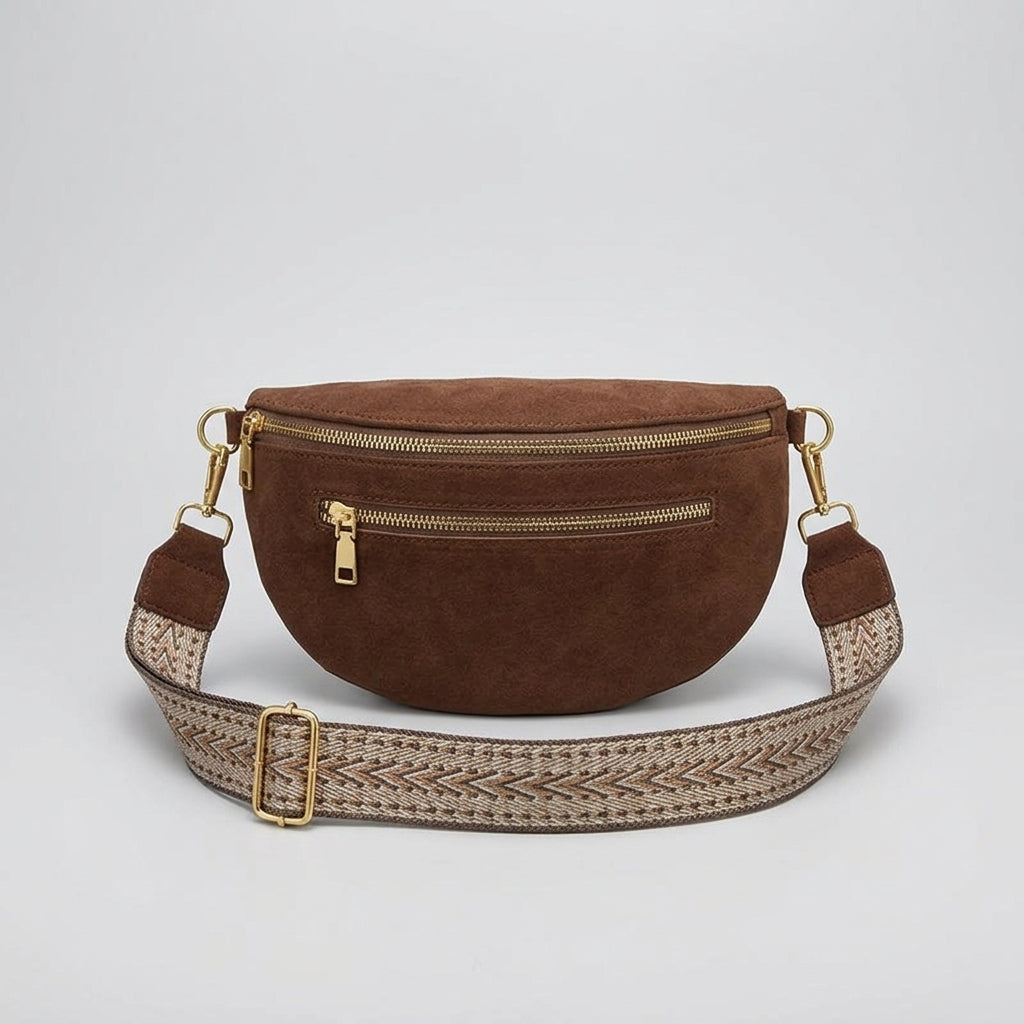 Sac banane femme daim tendance