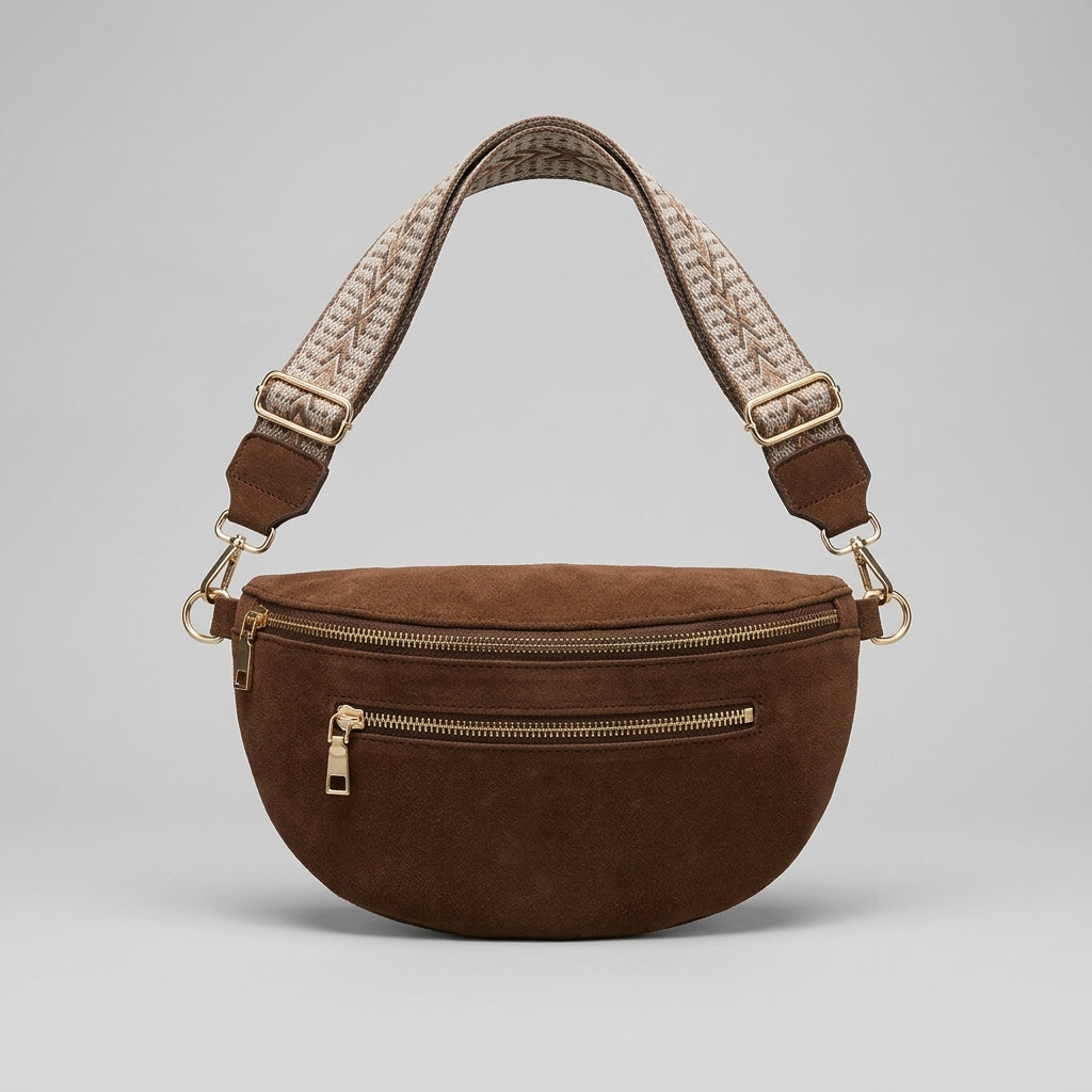 Sac banane femme daim tendance