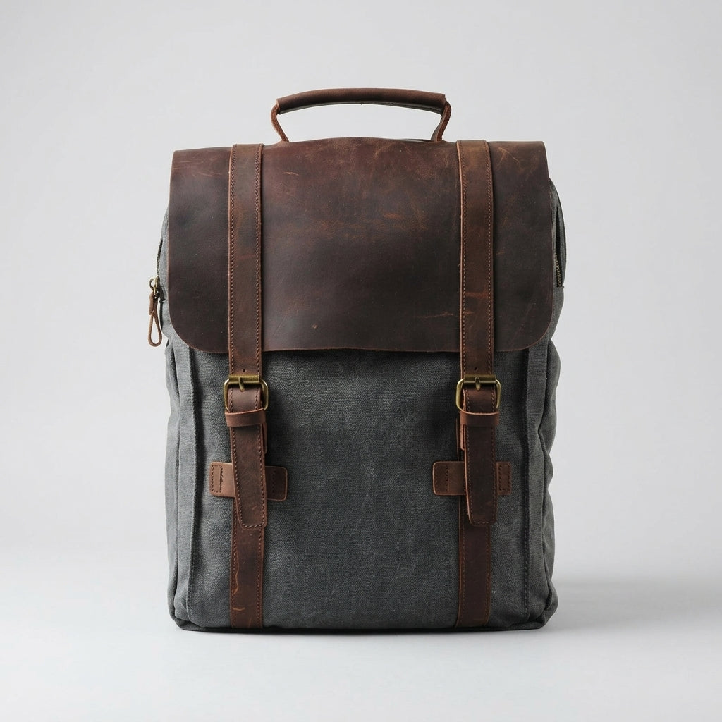 Sac à dos en cuir Rétro Anglais