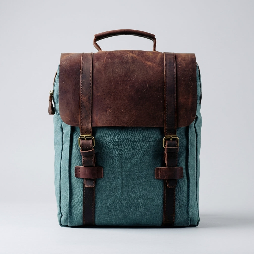 Sac à dos en cuir Rétro Anglais