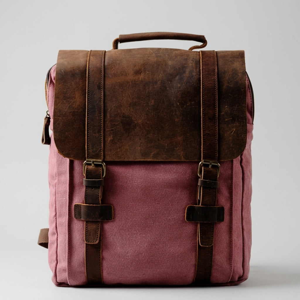 Sac à dos en cuir Rétro Anglais
