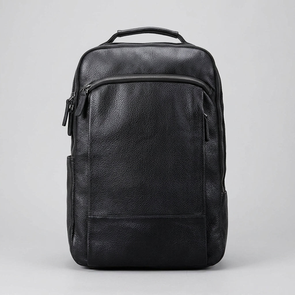 Sac à dos en cuir flétri