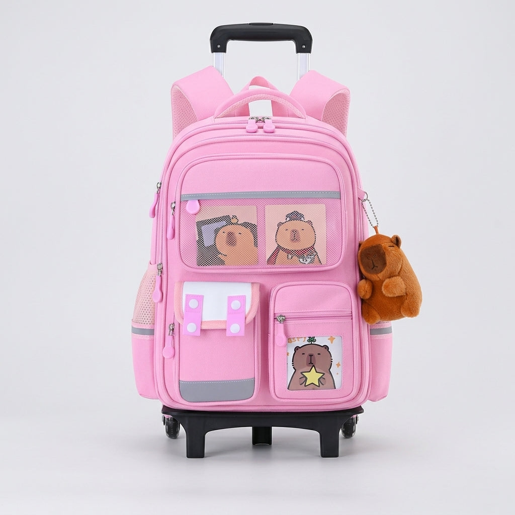 Sac à dos enfant roulettes capybara