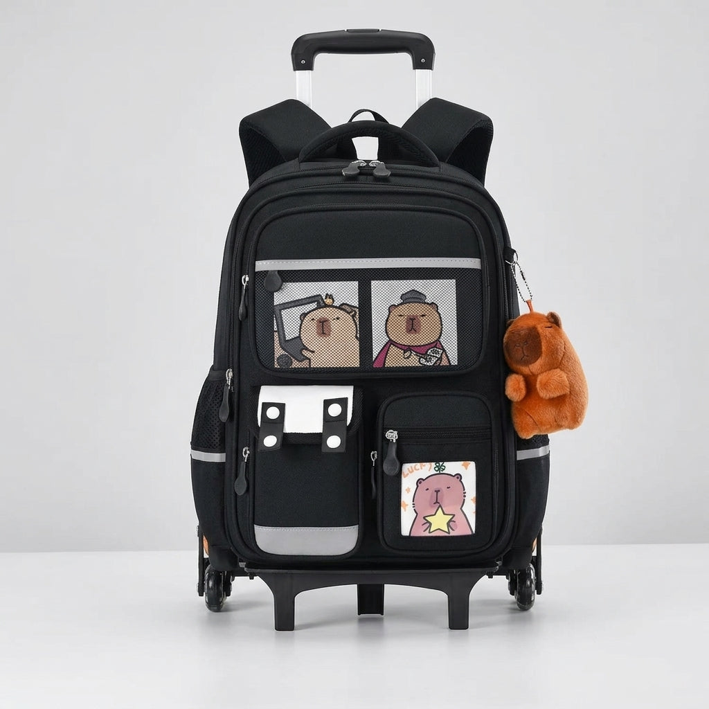 Sac à dos enfant roulettes capybara