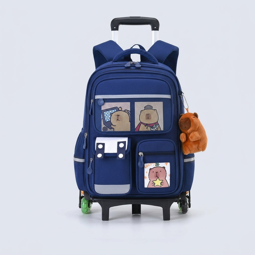 Sac à dos enfant roulettes capybara
