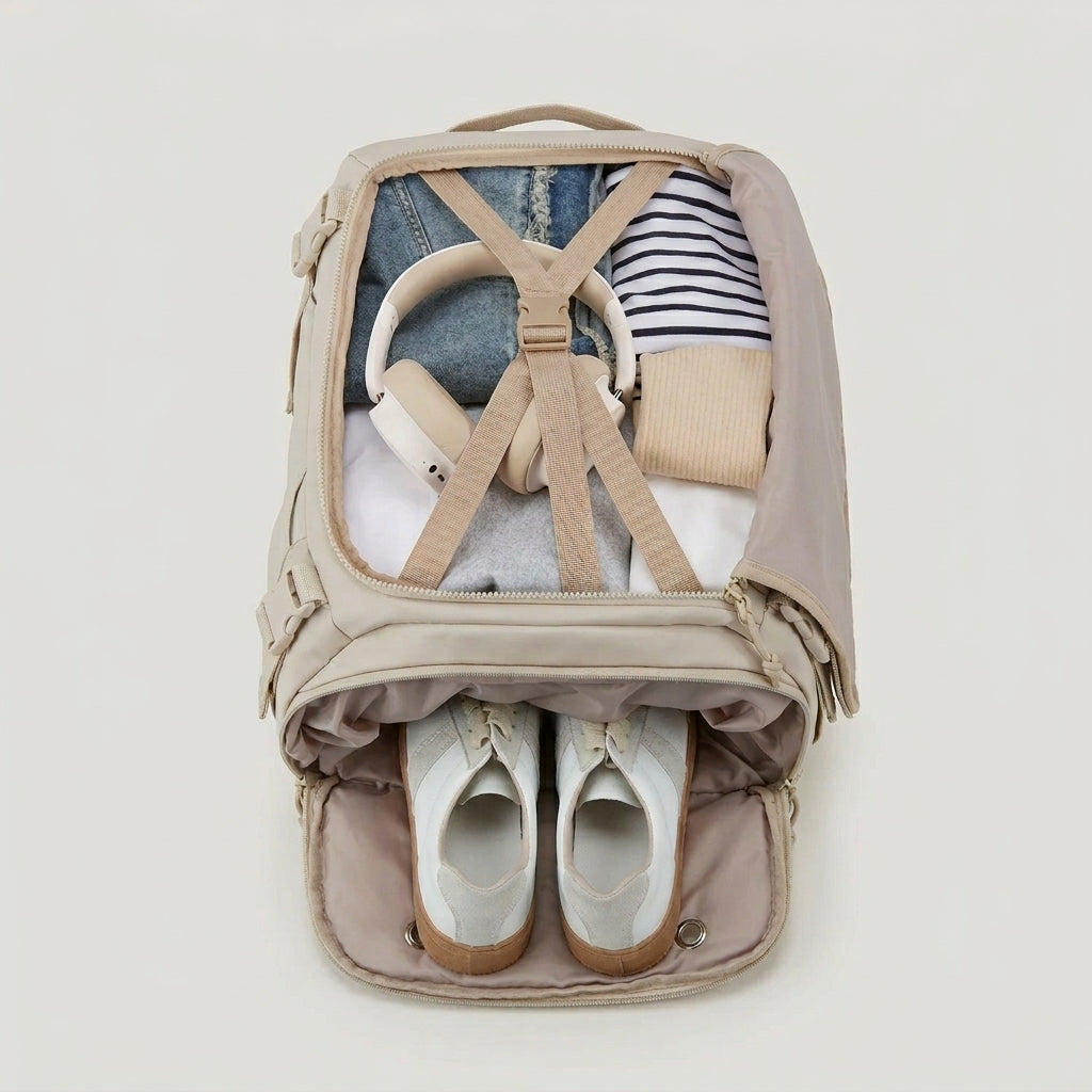 Sac à dos de voyage éxpandable