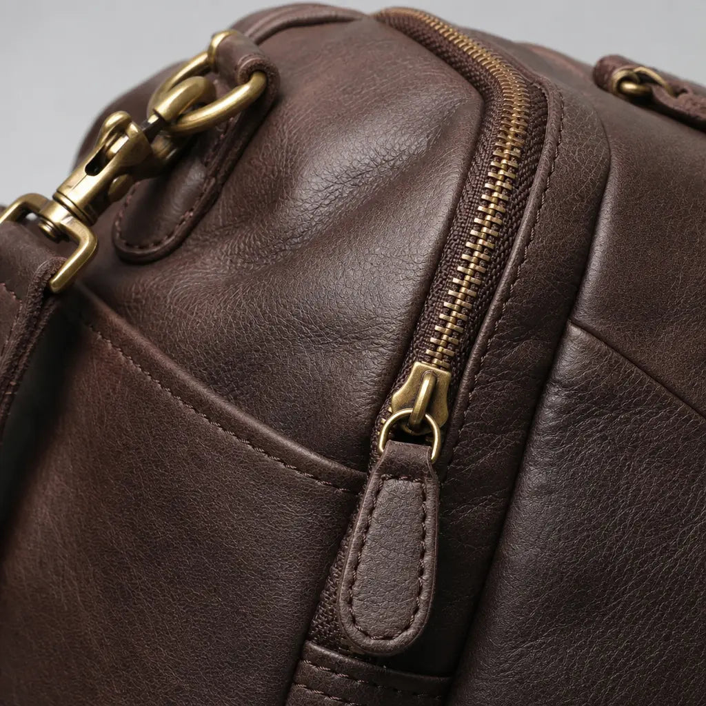 Sac à main bandoulière cuir rétro