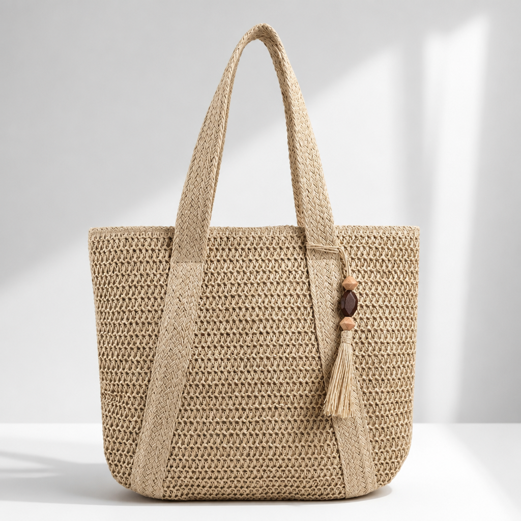 Grand Sac Tressé De Vacance