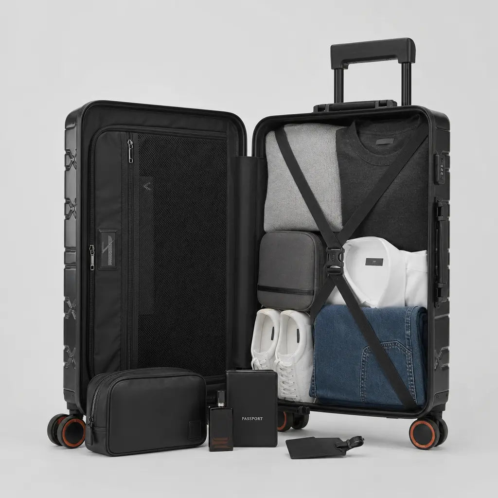 Valise Soute Aluminium Magnésium Trolley