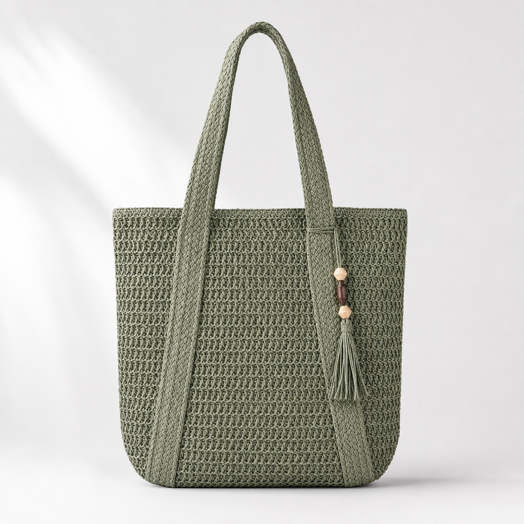 Grand Sac Tressé De Vacance