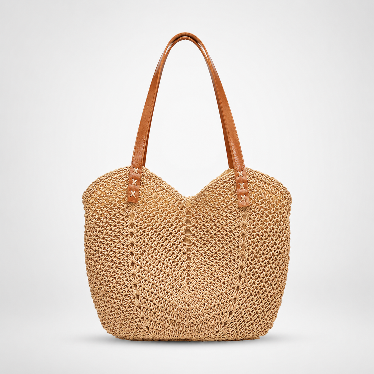 Sac De Plage Rotin Tressé
