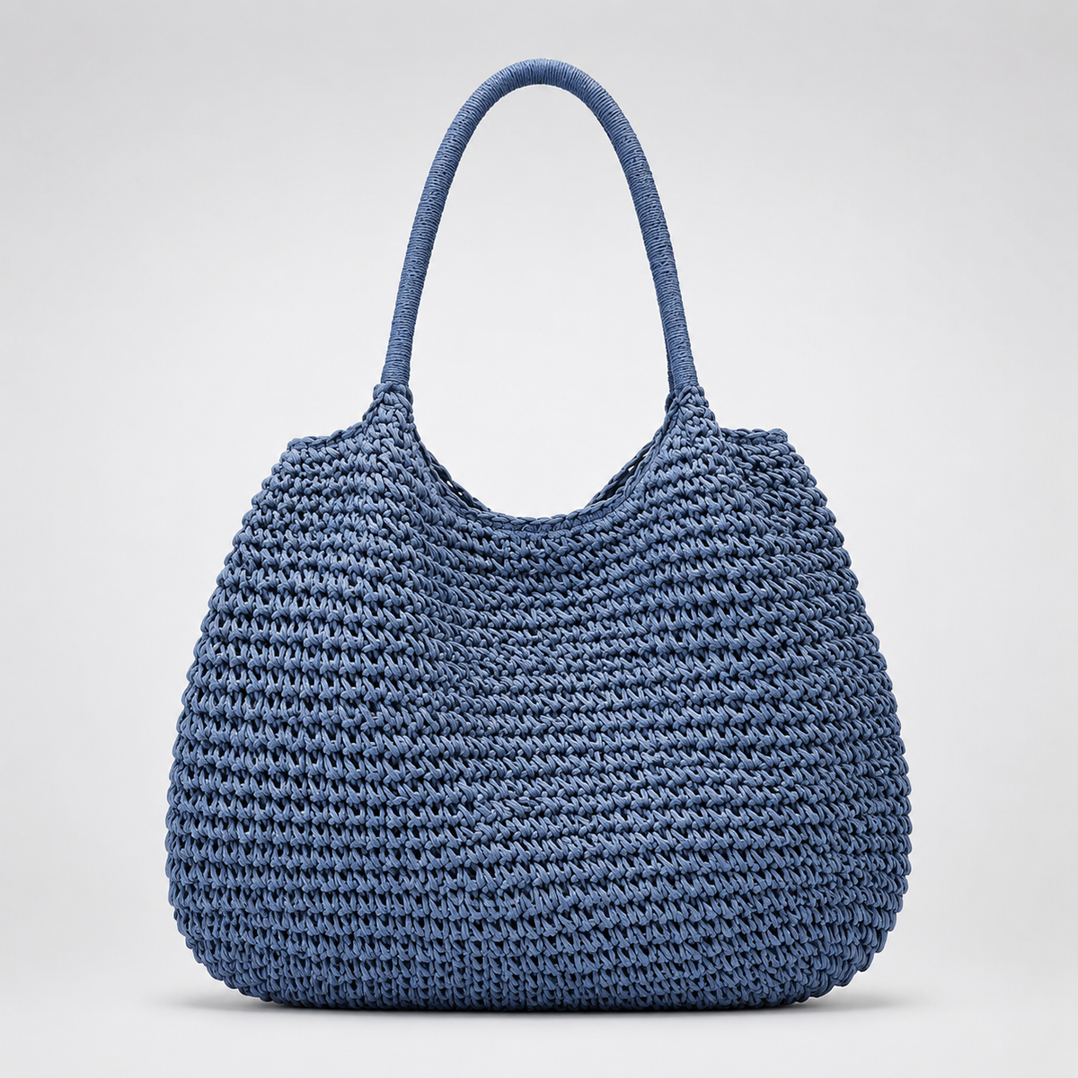 Sac En Paille Vintage Tressé