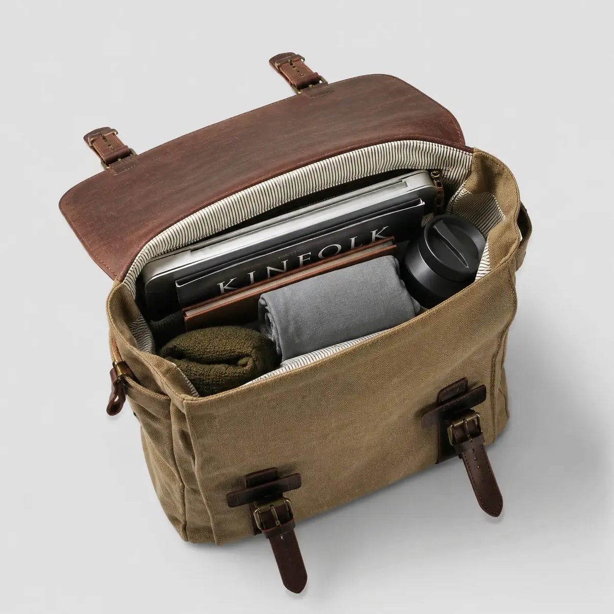 Sac à dos en cuir Rétro Anglais