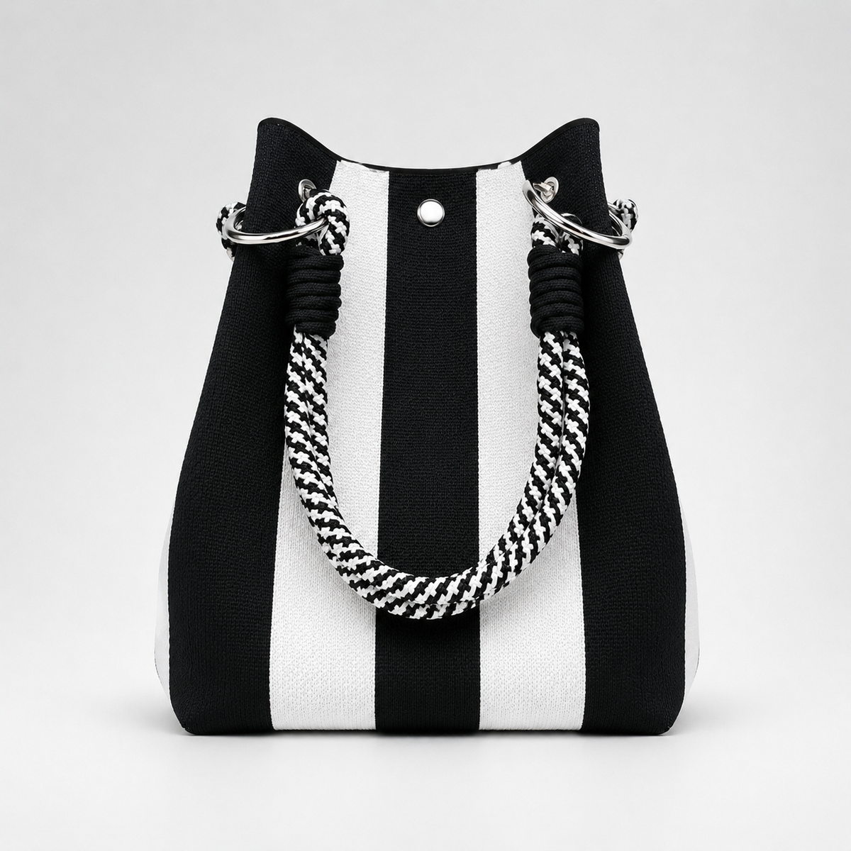 Sac Weekend Tricoté Rétro Multicolore