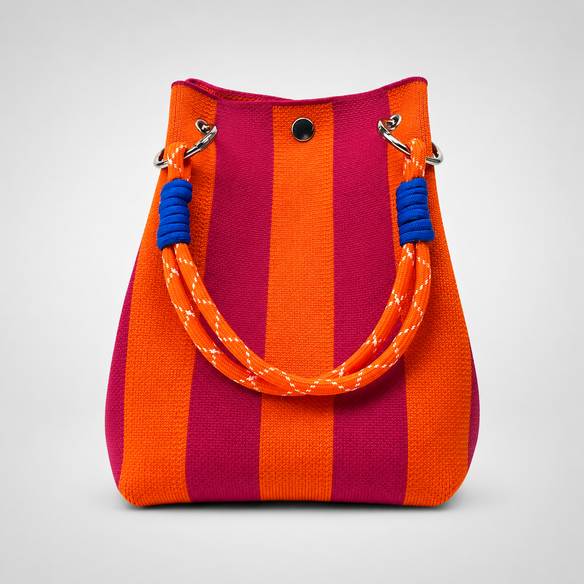 Sac Weekend Tricoté Rétro Multicolore